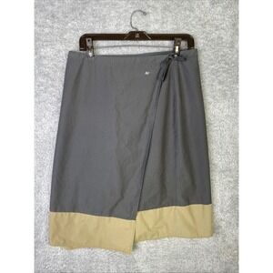 VTG Abercrombie & Fitch Women's Lightweight Color Block Wrap Skirt Size 8